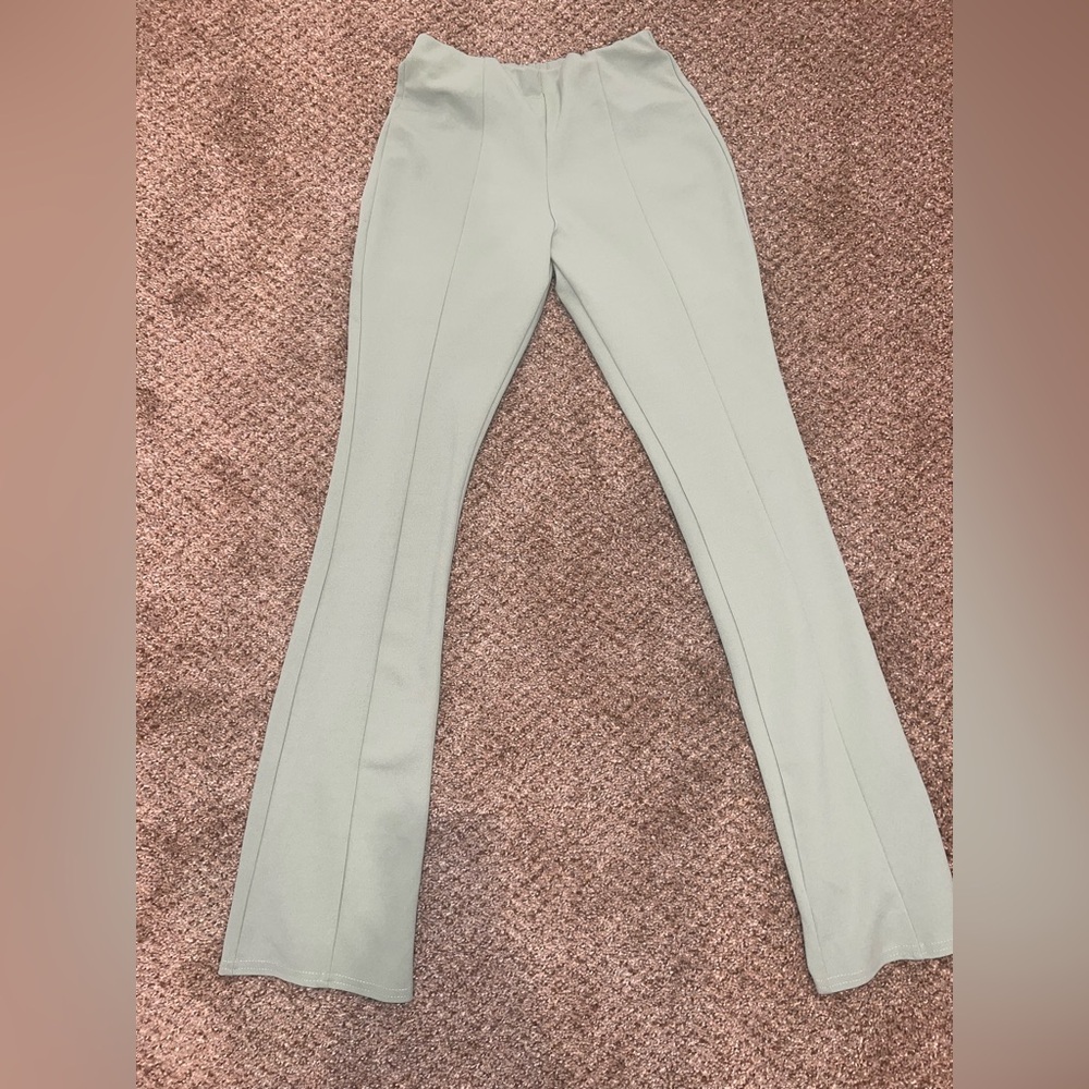 ASOS Light Green Flared Pants